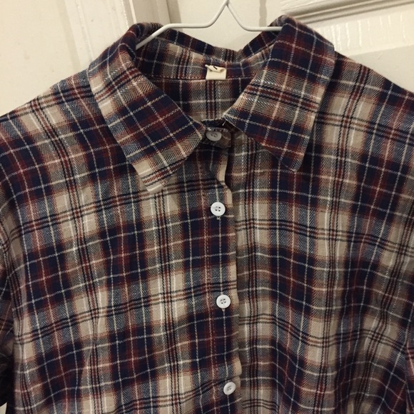 Yesstyle crop plaid shirt size S - Picture 2 of 5